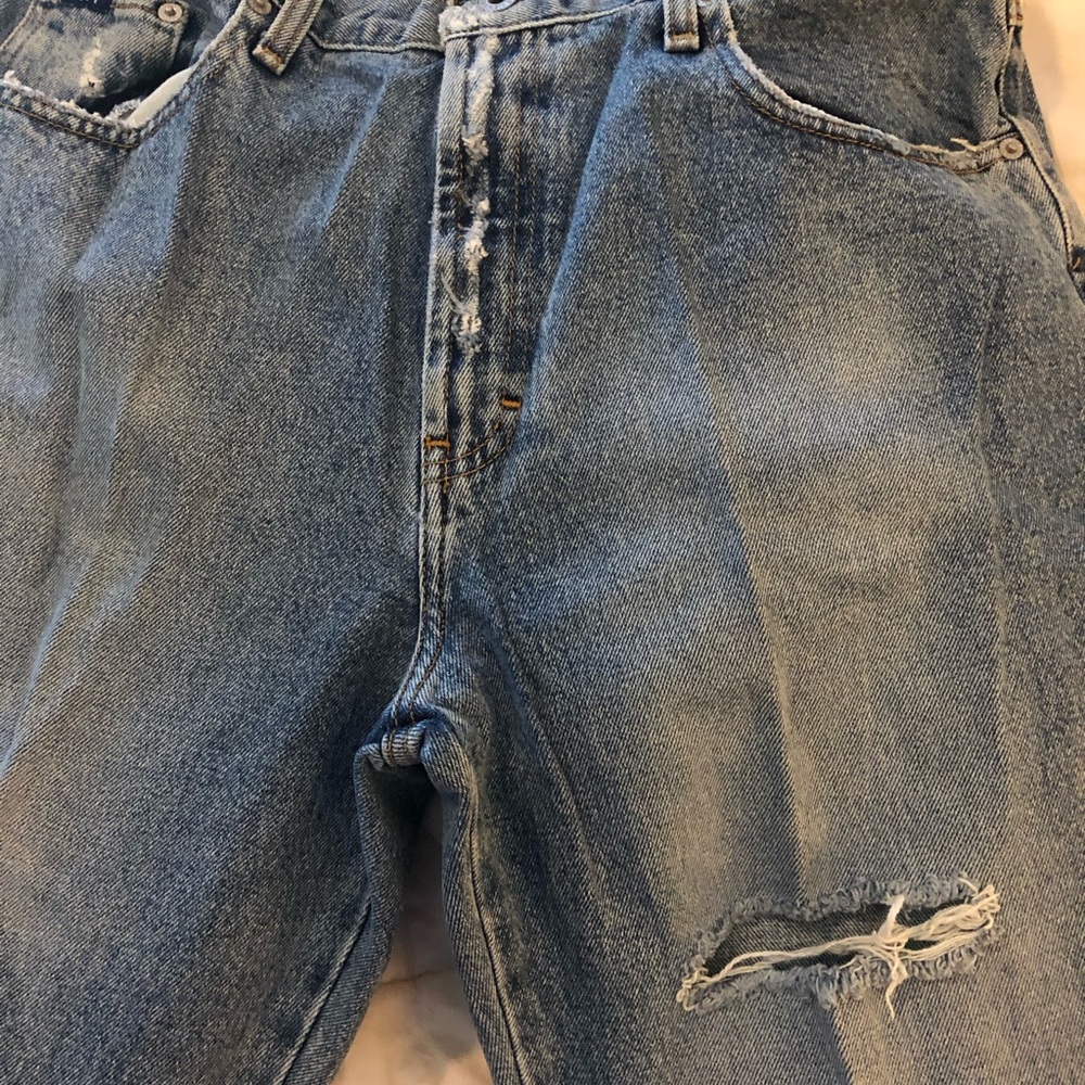 High Waisted Jeans Express Denim Blues